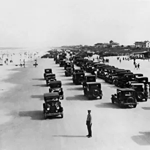 Vehicles On Daytona Beach