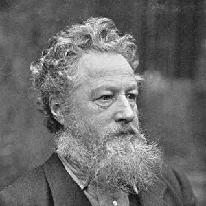 William Morris (1834-1896) English socialist, craftsman and poet. Arts and Crafts Movement