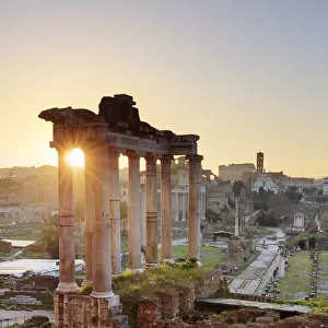 Rome, Roman Forum at sunrise