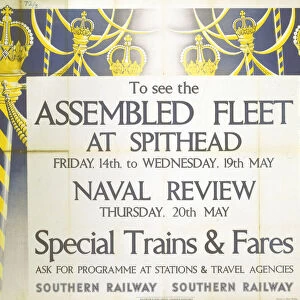 To See the Assembled Fleet, SR poster, 1937
