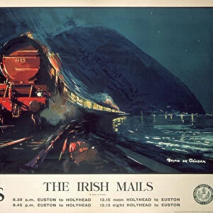 The Irish Mails, LMS poster, 1923-1947