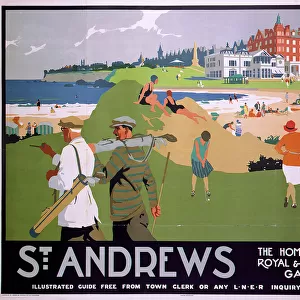 St Andrews, LNER poster, 1920s