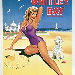 Whitley Bay Northumberland, BR poster, 1957