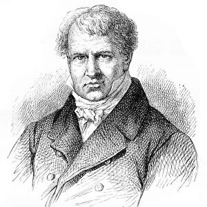 Alexander von Humboldt engraving 1881