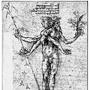 Allegorical Composition of Pleasure and pain by Leonardo Da Vinci
