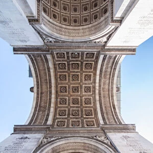 Arc de Triomphe Symmetry Roof Architecture Paris