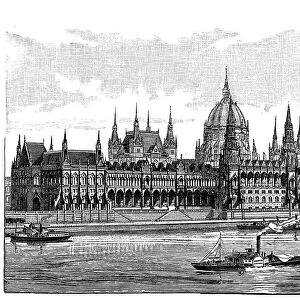Budapest a Hungarian Parliament