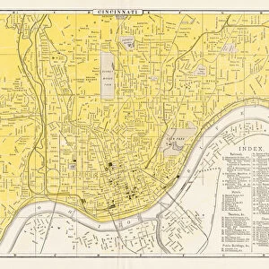 Cincinnati map 1893