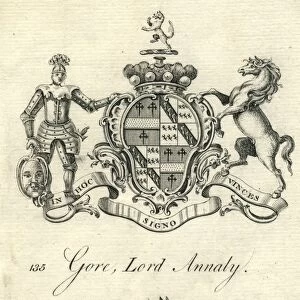 Coat of arms Gore, Lord Annaly 18th century