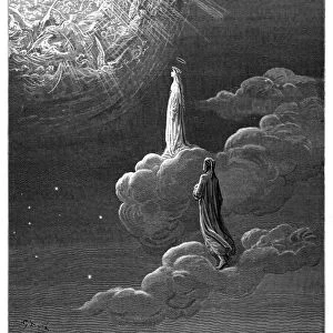 Dante and Beatrice ascend to the sphere of Mars 1870