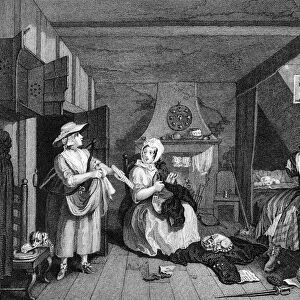 The Distressed Poet, by William Hogarth