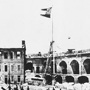 Fort Sumter Under Confederate Flag, NC, 1861
