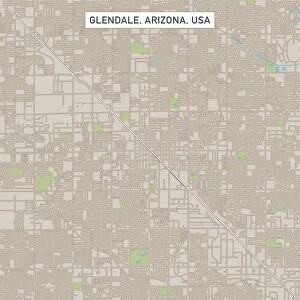 Glendale Arizona US City Street Map