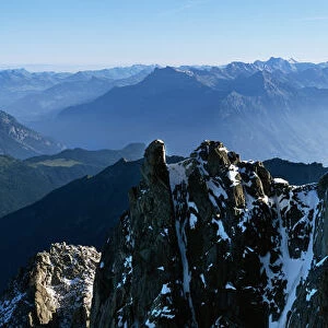 Granite spire, French Alps, France