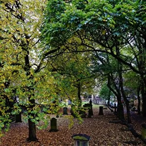 Graveyard at St. Cuthbert Church, Edinburgh, Scotland, United Kigndom