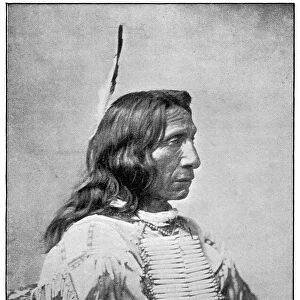 halftone print of Red Cloud, chief Oglala Lakota