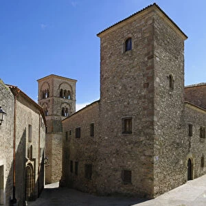 Historic churches in the historic city of Trujillo, Extremadura, Spain, Europe