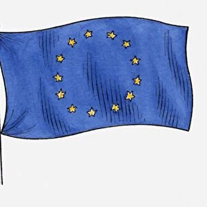 Illustration of Eu flag