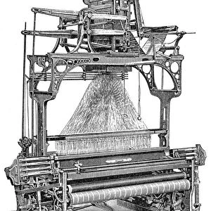 Jacquard weaving machine