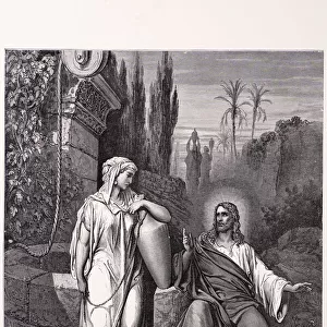 Jesus and the woman of Samaria