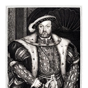 King Henry VIII engraving 1830