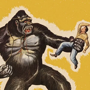 King Kong Holding Man