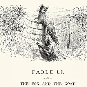 La Fontaines Fables - Fox and the Goat
