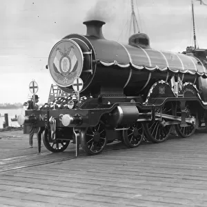 La France 1913; The London, Brighton and South Coast Railway railway engine decorated