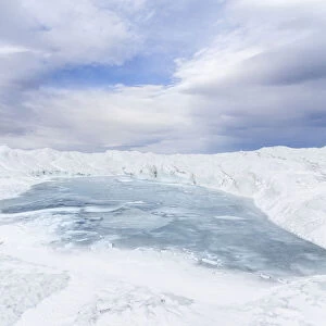 Landscape of Greenland Ice Sheet, Kangerlussuaq, Greenland, Denmark