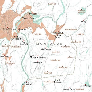 MA Franklin Montague Vector Road Map