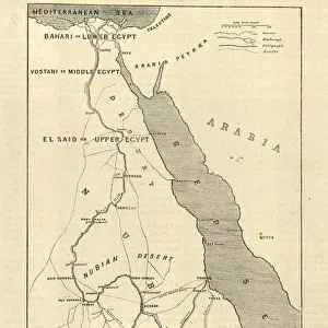Mahdist War, Map of the rebellion in Sudan, 1884