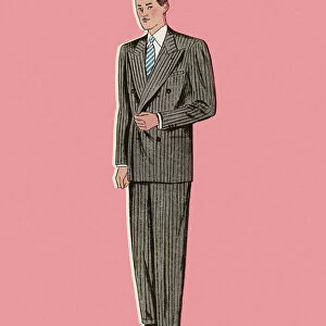 Man Wearing a Suit