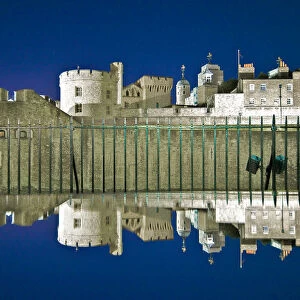 Medieval Tower Reflection
