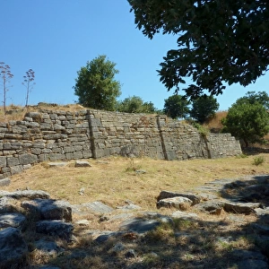 The mighty walls of the city of Troy