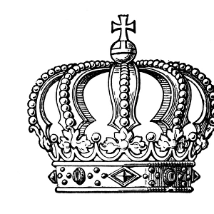 Modern royal crown