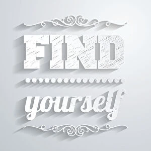 Find yourself - Paper Background