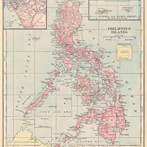 Philippines map 1892