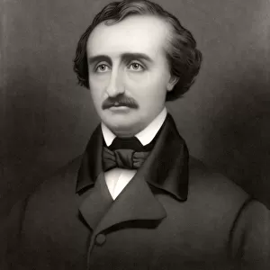 Portrait of Edgar Allan Poe (1809-1849)