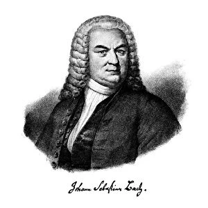 Portrait of Johann Sebastian Bach (31 March 1685 - 28 July 1750