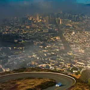 San Francisco city from Twin peaks