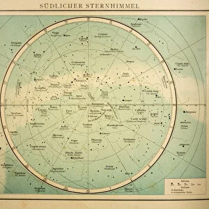 The southern sky engraving 1896