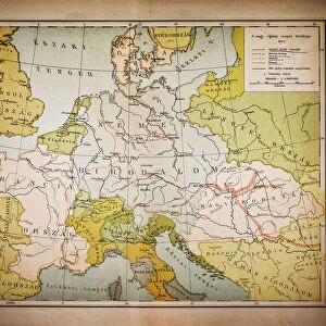 The spread of Gypsies in Europe