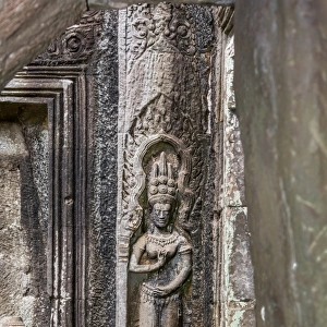 Stone Carvings At Angkor Wat