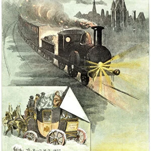 Transporting the Royal Mail in 1837 and 1887