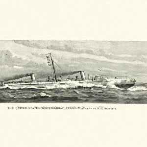 USS Ericsson (TB-2) torpedo boat, United States Navy 19th Century