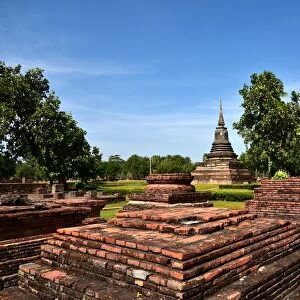 wat mahathat Sukhothai Thailand, Asia