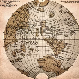 World map from 1520