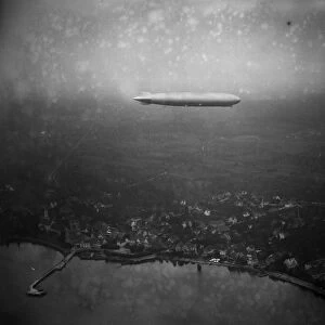 Zeppelin In Flight