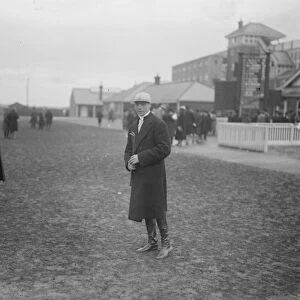 Celebrities at Doncaster. Mr Jack Anthony. 13 September 1922