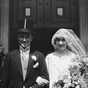 Lord Ashtons son weds. The marriage arranged between the Hon T H R Ashton